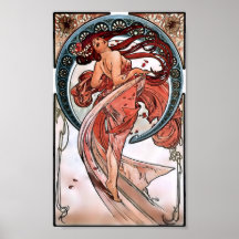Dance by Alfons Mucha 1898 Poster