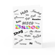 Dance Card cards
