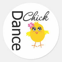 Dance Chick Sticker