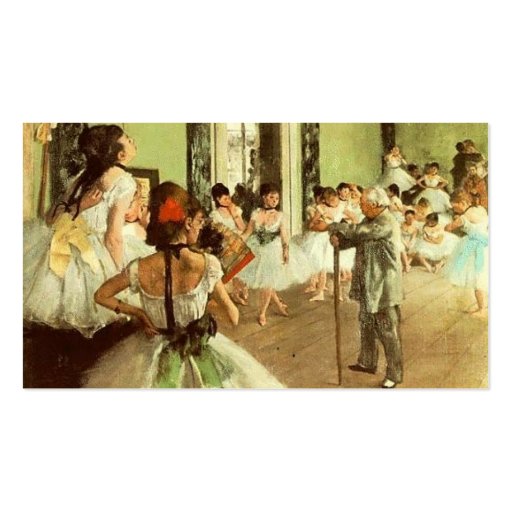Dance Class Business Card (front side)