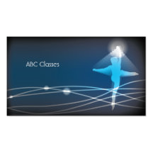 dance classes business card