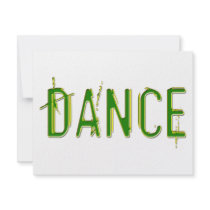 Dance colorful design! invitations