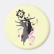 Dance Crazy! Fridge Magnet