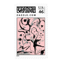 Dance Crazy! Postage Stamp