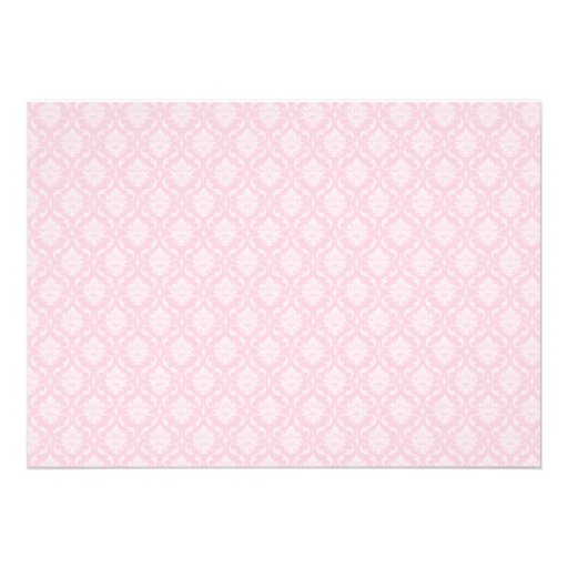 Dance  Damask and Pearls Custom Invitation
