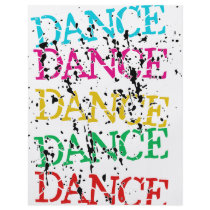 Dance Dance Colourful Stylish Grudge Flyer Design