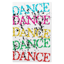 Dance Dance Colourful Stylish Grudge Custom Stationery
