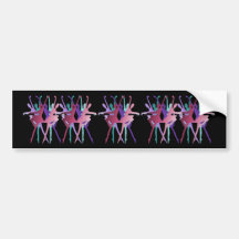 Dance Dance Dance Bumper Stickers