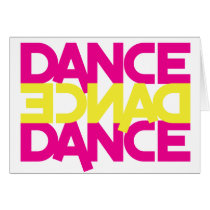 dance dance dance card