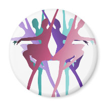 Dance Dance Dance Fridge Magnet