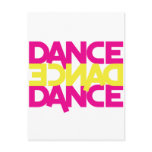 dance dance dance post card