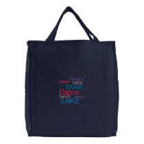 Dance dance... embroidered bags by BartzPeterson Dance dance... embroidered bags