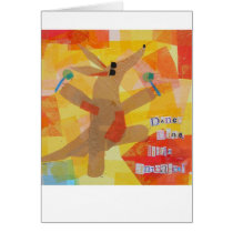 Dance Dance Little Anteater cards
