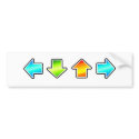 Dance Dance Revolution bumper stickers