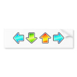 Dance Dance Revolution Bumper Sticker
