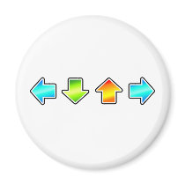 Dance Dance Revolution magnets