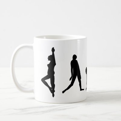 silhouettes of people dancing. Dance Dancing Silhouette Mug