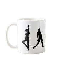 Dance Dancing Silhouette Mug by alinaspencil Dance Dancing Silhouette Mug