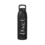 Dance Dancing Silhouettes Custom Name Reusable Reusable Water Bottle