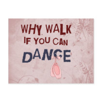 Dance don´t  Walk postcards