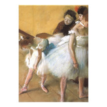 Dance Examination by Edgar Degas Personalized Announcements