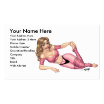 Dance, Exercise or Fitness Customizable Card business cards by AlRioArt Dance, Exercise or Fitness Customizable Card business cards