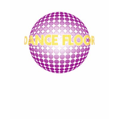Dance Floor - Black Tee Shirt by alprod
