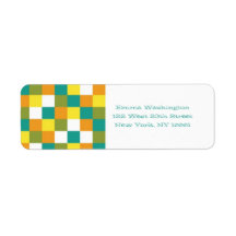 Dance Floor: Return Address Labels