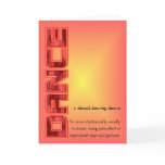 Dance Greeting Card