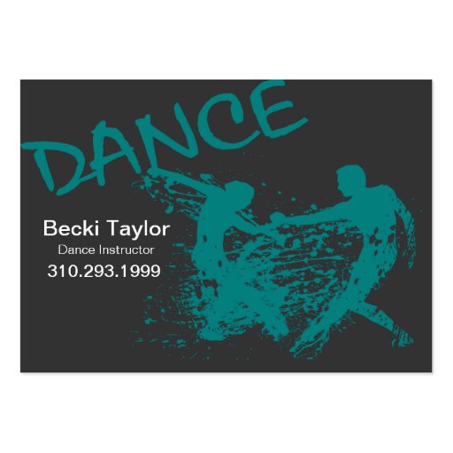 Dance Grunge - Choreographer, Dancer, Instructor Business Card