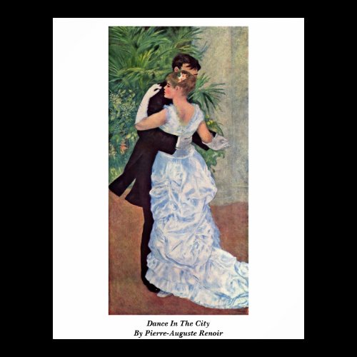 Dance In The City By Pierre-Auguste Renoir Print