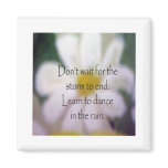 dance in the rain fridge magnet