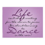 Dance in the Rain Post Card