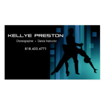 Dance Instructor Choreographer Ballroom Dancer Business Card