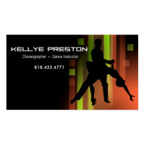 Dance Instructor Choreographer Ballroom Dancer Business Cards