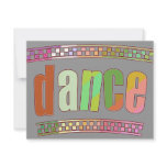 Dance Custom Invitation