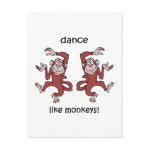 Dance like monkeys! postcards by dancingboutique Dance like monkeys! postcards