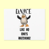 Dance...Like No One's Watching! postcards