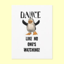 Dance...Like No One's Watching! postcards
