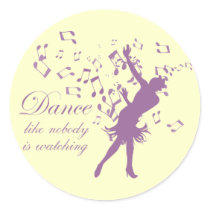 Dance like nobody is watching stickers