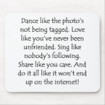 Dance Love Sing Share Mousepad