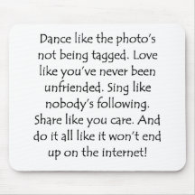 Dance Love Sing Share Mousepad