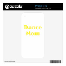Dance Mom Decals For iPhone 4