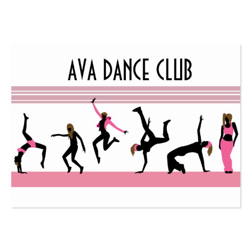 Dance moves  Business card (front side)