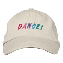 Dance Multicolored Embroidered Cap 2 Embroidered Hats