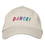 Dance Multicolored Embroidered Cap 2 Embroidered Hats