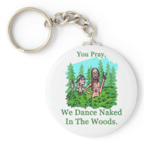 Dance Naked keychain