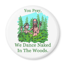 Dance Naked Fridge Magnets