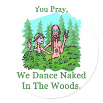 Dance Naked Sticker by johnpryor2000 Dance Naked Sticker
