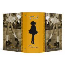 Dance No Ones Watching Sepia Binder